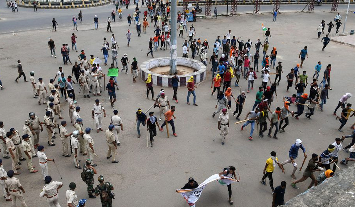 military recruitment protests